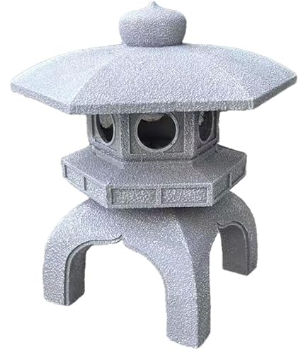 Amazon.co.jp: JAnjiaLxY 灯篭 石灯篭 光る ソーラー 石 とうろう 和風
